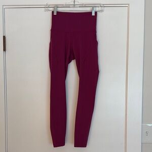 Lululemon side pocket compression leggings